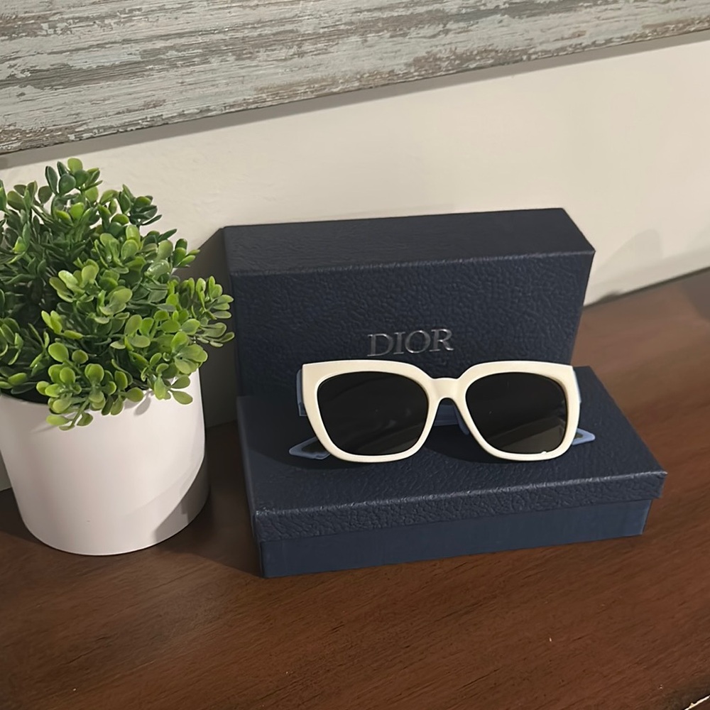 Dior New  White and Blue Sunglasses